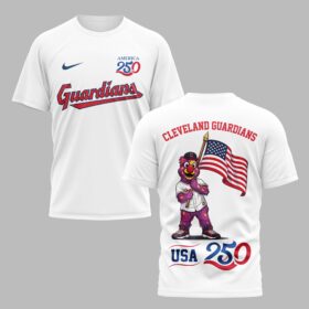 Cleveland Guardians x 250 Years Of America Premium T-Shirt 003
