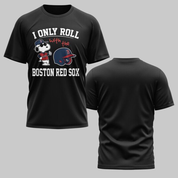 Boston Red Sox x snoopy Mars Premium T-Shirt PL01