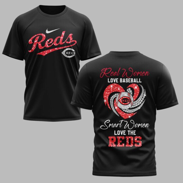 Cincinnati Reds Glitter Premium T-Shirt LT0001