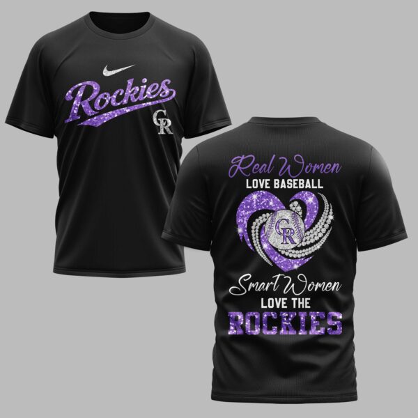Colorado Rockies Glitter Premium T-Shirt LT0001