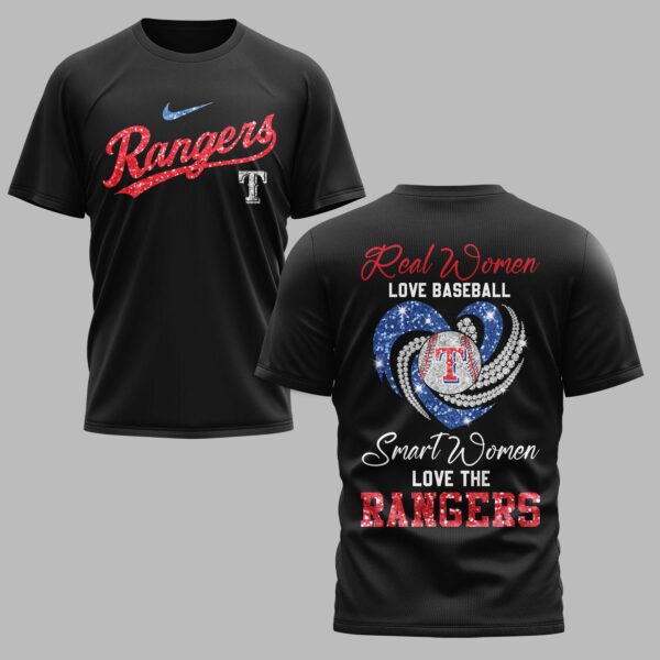 Texas Rangers Glitter Premium T-Shirt LT0001