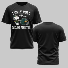 Oakland Athletics x snoopy Mars Premium T-Shirt PL04