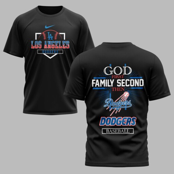 Los Angeles Dodgers God Family Premium T-shirt PH00001