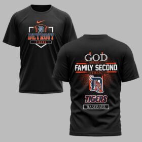Detroit Tigers God Family Premium T-shirt PH00001