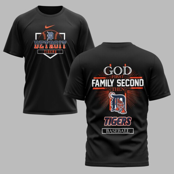 Detroit Tigers God Family Premium T-shirt PH00001