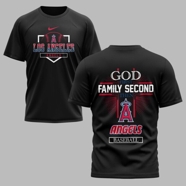 Los Angeles Angels God Family Premium T-shirt PH00001