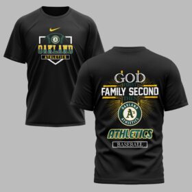 Oakland Athletics God Family Premium T-shirt PH00001