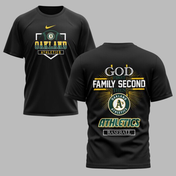 Oakland Athletics God Family Premium T-shirt PH00001