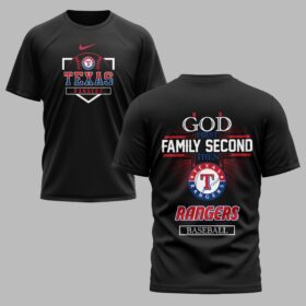 Texas Rangers God Family Premium T-shirt PH00001