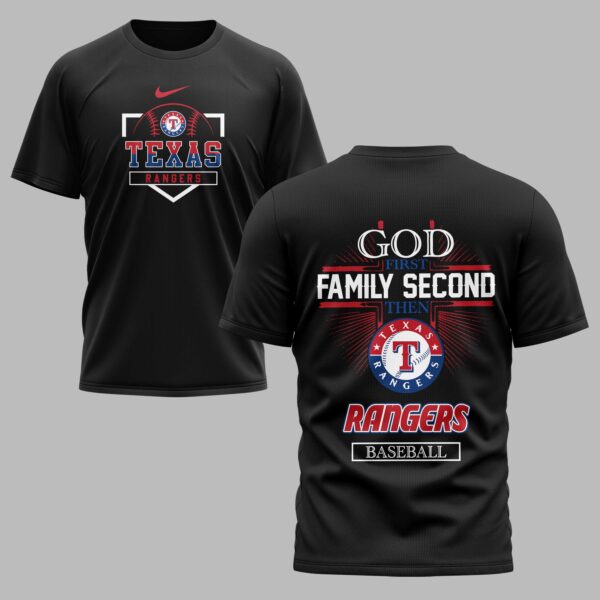 Texas Rangers God Family Premium T-shirt PH00001