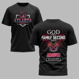Atlanta Braves God Family Premium T-shirt PH00001