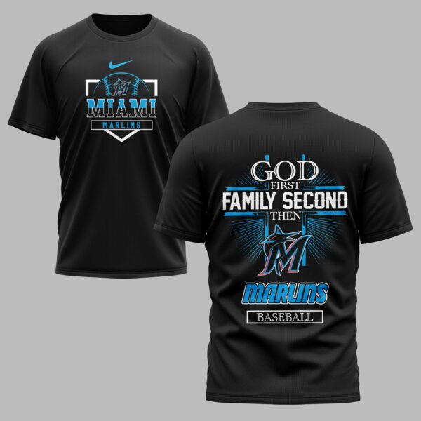 Miami Marlins God Family Premium T-shirt PH00001