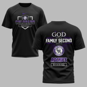 Colorado Rockies God Family Premium T-shirt PH00001