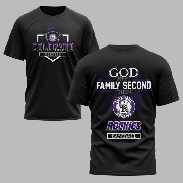 Colorado Rockies God Family Premium T-shirt PH00001