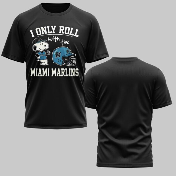 Miami Marlins x snoopy Mars Premium T-Shirt PL04