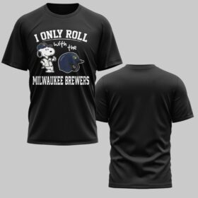 Milwaukee Brewers x snoopy Mars Premium T-Shirt PL04