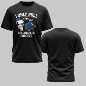 Los Angeles Dodgers x snoopy Mars Premium T-Shirt PL04