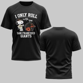 San Francisco Giants x snoopy Mars Premium T-Shirt PL04