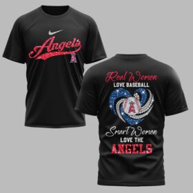 Los Angeles Angels Glitter Premium T-Shirt LT0001