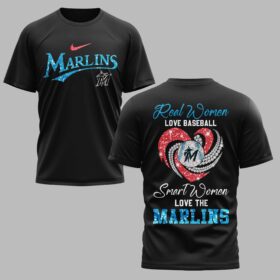 Miami Marlins Glitter Premium T-Shirt LT0001