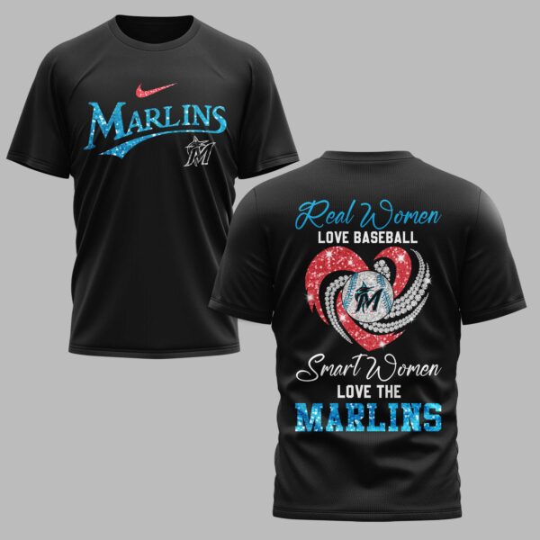 Miami Marlins Glitter Premium T-Shirt LT0001