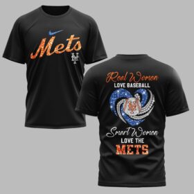 New York Mets Glitter Premium T-Shirt LT0001
