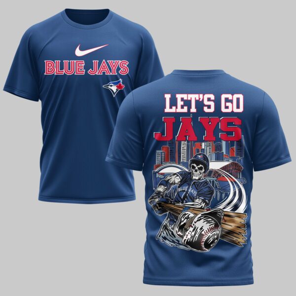 Toronto Blue Jays x skull Mars Premium T-Shirt PL05