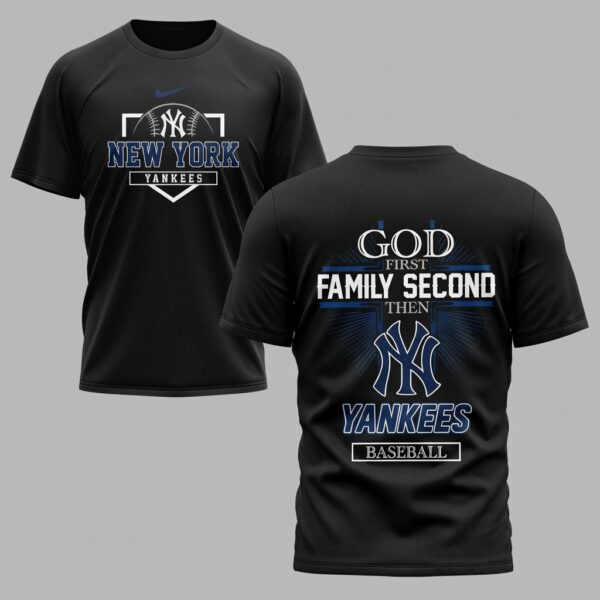 New York Yankees God Family Premium T-shirt PH00001