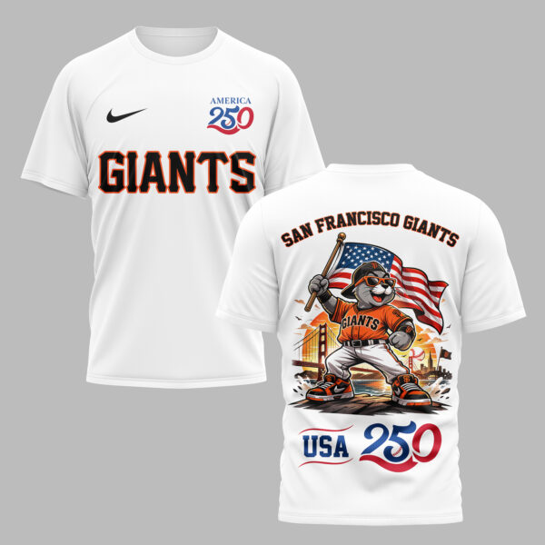 San Francisco Giants x 250 Years Of America Premium T-Shirt 003