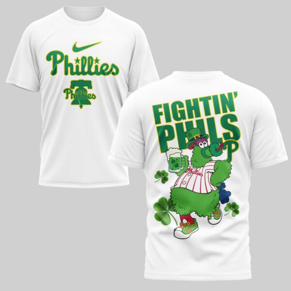 Philadelphia Phillies x St Patrick's Day Premium T-Shirt 004