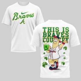 Atlanta Braves x St Patrick's Day Premium T-Shirt 004