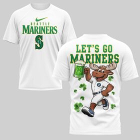 Seattle Mariners x St. Patrick's Day Premium T-Shirt 004