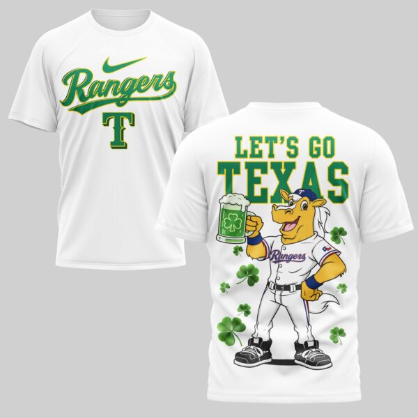 Texas Rangers - St. Patrick's Day Premium T-Shirt 004