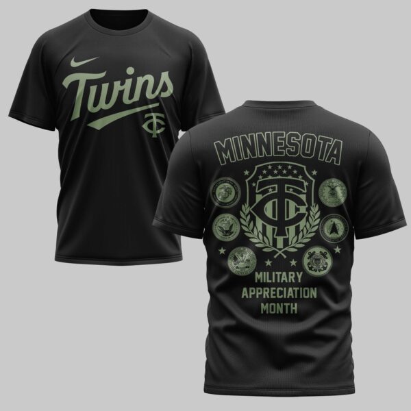 Minnesota Twins  x Military Appreciation Month Premium T-Shirt 001