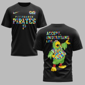 Pittsburgh Pirates x Autism Awareness Premium T-Shirt 006
