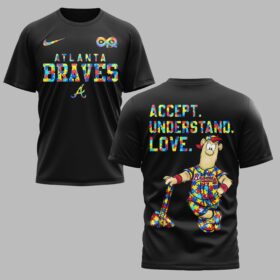 Atlanta Braves x Autism Awareness Premium T-Shirt 006