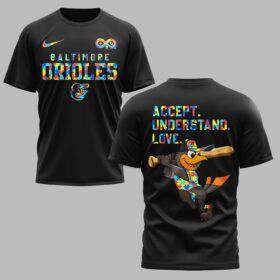 Baltimore Orioles x Autism Awareness Premium T-Shirt 006