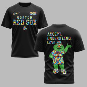 Boston Red Sox x Autism Awareness Premium T-Shirt 006