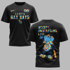 Tampa Bay Rays x Autism Awareness Premium T-Shirt 006