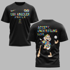 Los Angeles Angels x Autism Awareness Premium T-Shirt 006