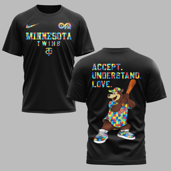 Minnesota Twins x Autism Awareness Premium T-Shirt 006