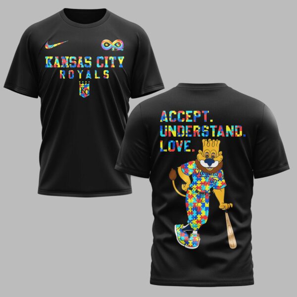 Kansas City Royals x Autism Awareness Premium T-Shirt 006