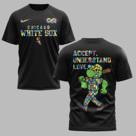 Chicago White Sox x Autism Awareness Premium T-Shirt 006