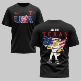 Texas Rangers x USA Baseball Premium T-Shirt 007