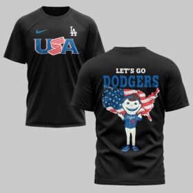 Los Angeles Dodgers x USA Baseball Premium T-Shirt 007