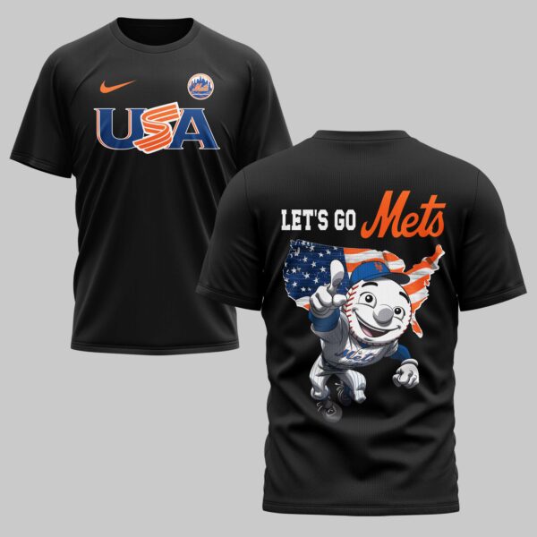 New York Mets x USA Baseball Premium T-Shirt 007