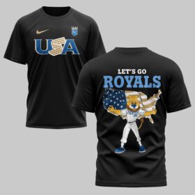 Kansas City Royals x USA Baseball Premium T-Shirt 007