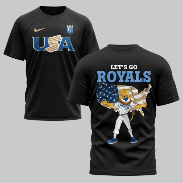 Kansas City Royals x USA Baseball Premium T-Shirt 007