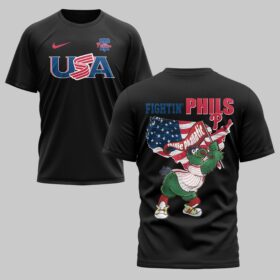 Philadelphia Phillies x USA Baseball Premium T-Shirt 007