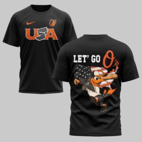 Baltimore Orioles x USA Baseball Premium T-Shirt 007